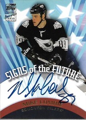 2002-03 Topps Signs of the Future #SF-MC Mike Comrie Auto